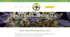 Desktop Screenshot of milehighgreencross.com